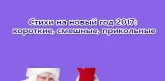 Прикольні короткі новорічні вірші