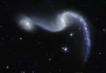 Телескоп «Эвклид» запечатлел захватывающее слияние галактик