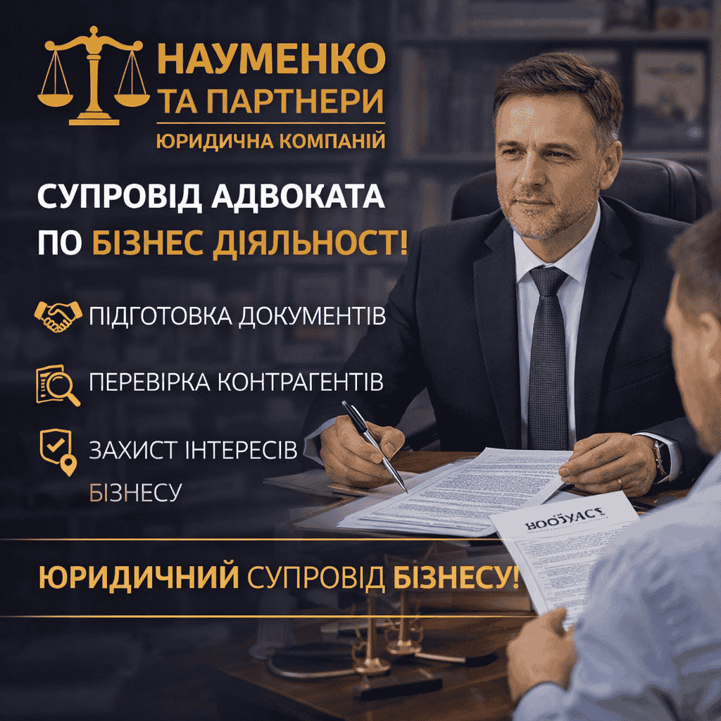 АДВОКАТ (ЮРИСТ) для БІЗНЕСУ у Києві, а також по Україні
