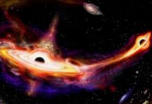 Kosmická kolize: Objevily se důkazy o tom, jak supermasivní černé díry rostou